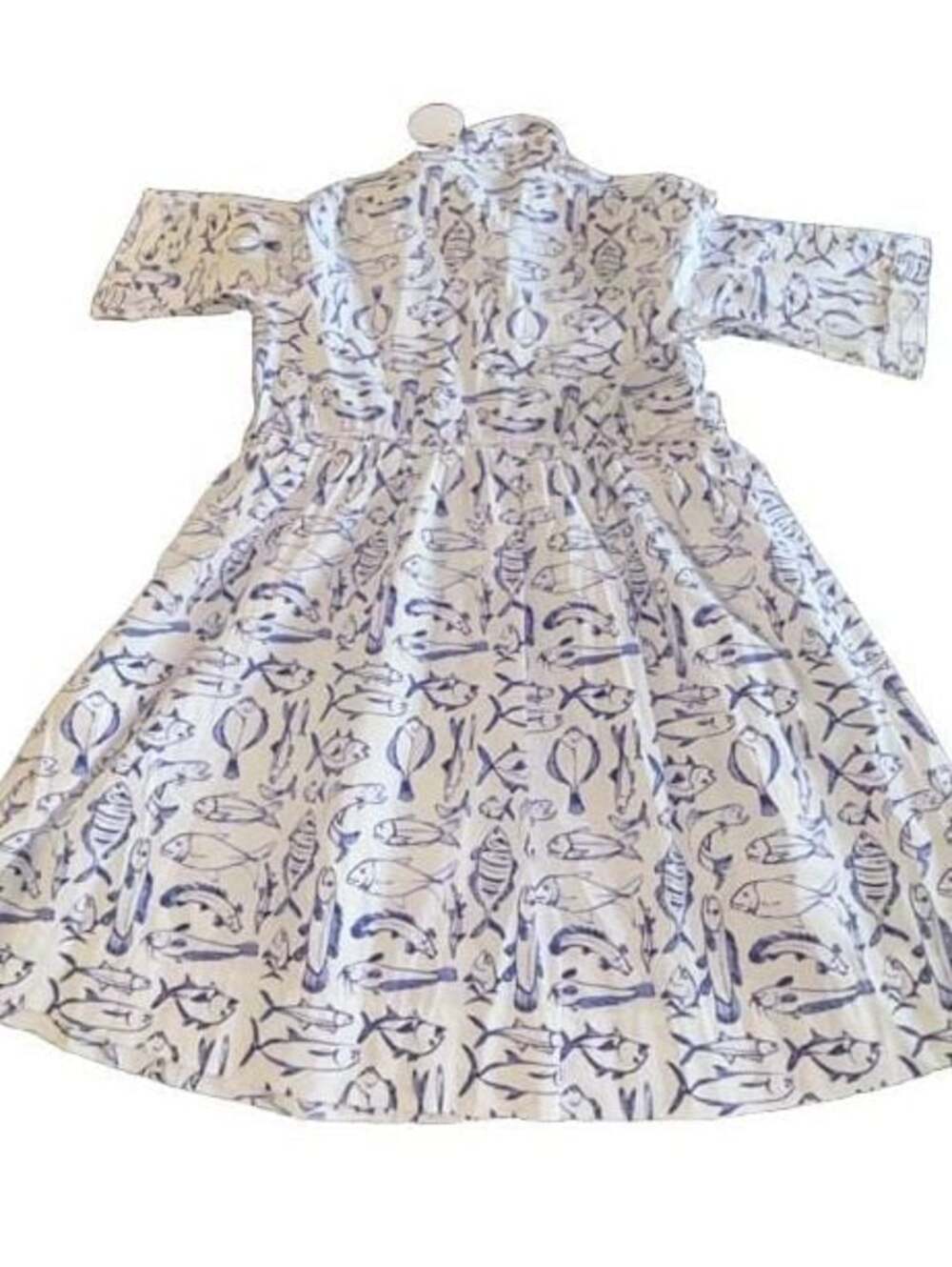Marina Dress Mini – Fish Print – Size 8 - Picture 16 of 16